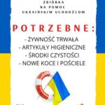 plakat akcji Pomoc Ukrainie