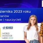 plakat promujący webinary CEDUR w ramach kampanii world investor week