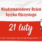 plakat promujący międzynarodowy dzień języka ojczystego z grafiką