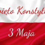 flaga Polski z napisem