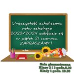 grafika tablicy szkolnej z informacjami