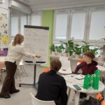 wykładowca w czasie wykładu