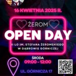 Plakat promujący dni otwarte szkoły