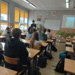 uczniowie w czasie spotkania