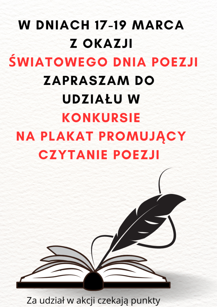 plakat z informacjami